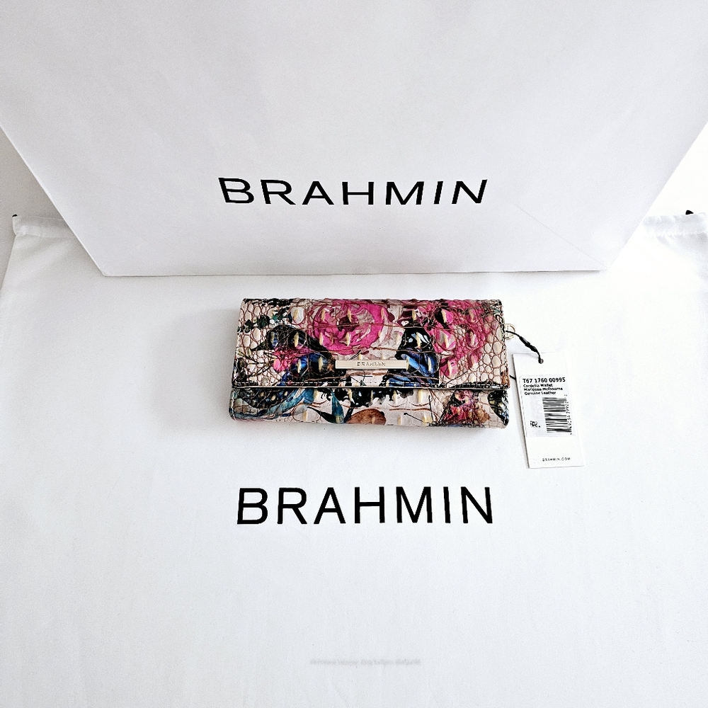 NWT Brahmin MARIPOSA Melbourne Cordelia Wallet - Picture 5 of 13